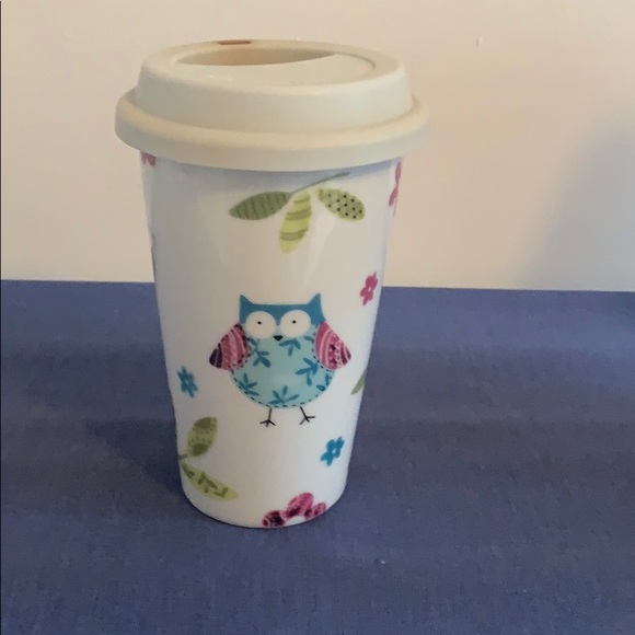 Adorable owl travel mug - Picture 1 of 2